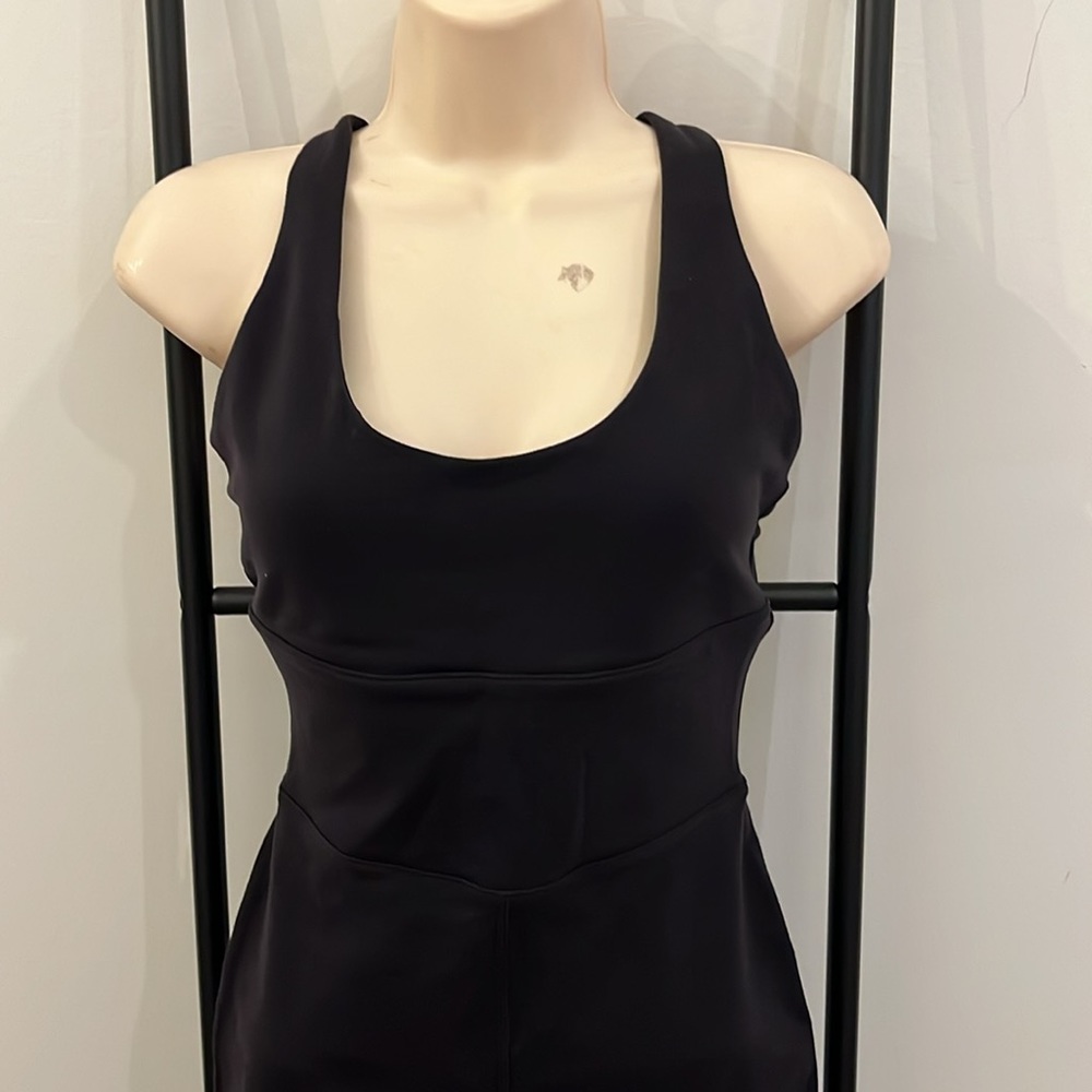 ALO Yoga Airbrush Physique Onesie Black Jumpsuit Bodysuit - Picture 6 of 16